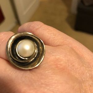 Silpada pearl retired ring